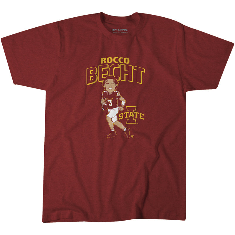 Iowa State Football: Rocco Becht Caricature